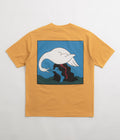 by Parra Swan To The Face T-Shirt in Ochre