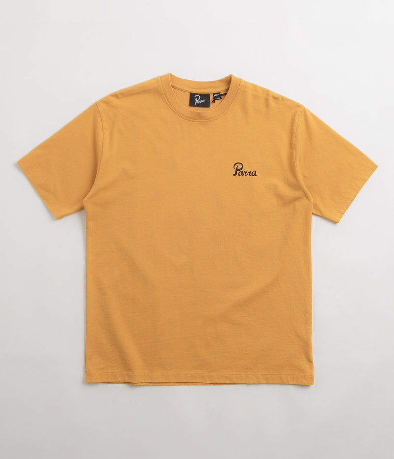 by Parra Swan To The Face T-Shirt in Ochre