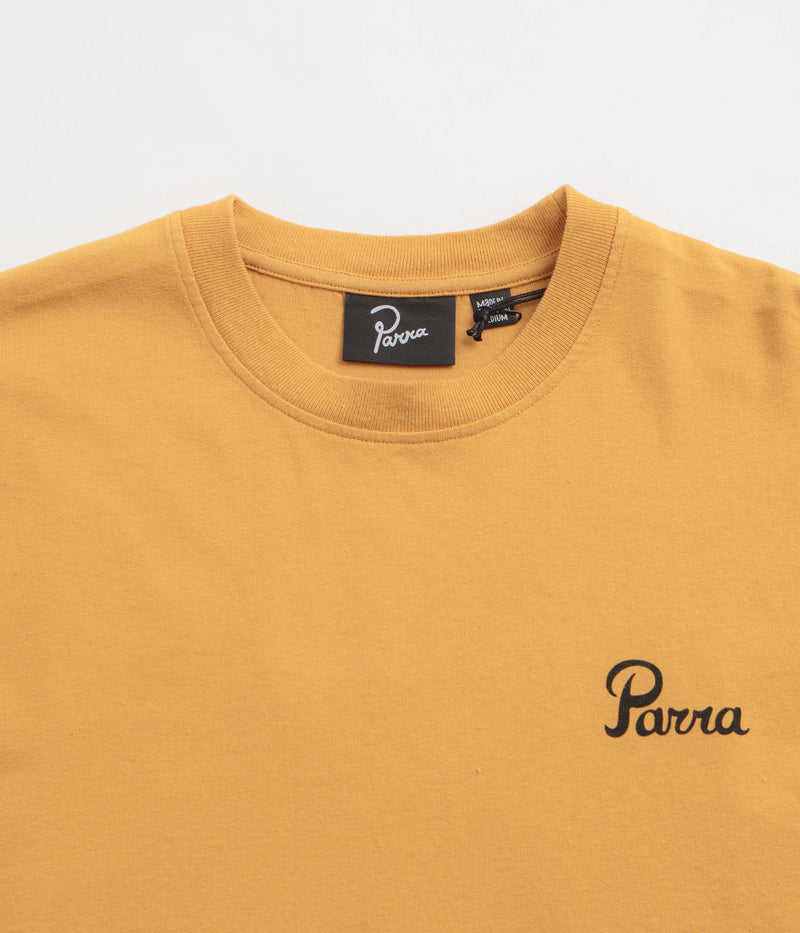 by Parra Swan To The Face T-Shirt in Ochre