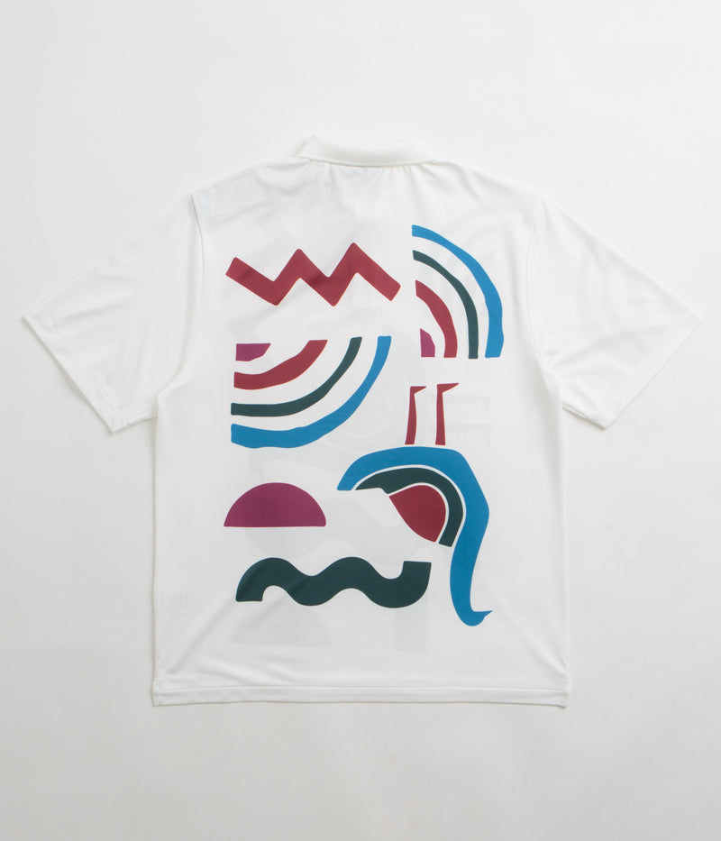 by Parra Tennis Anyone Polo Shirt in White
