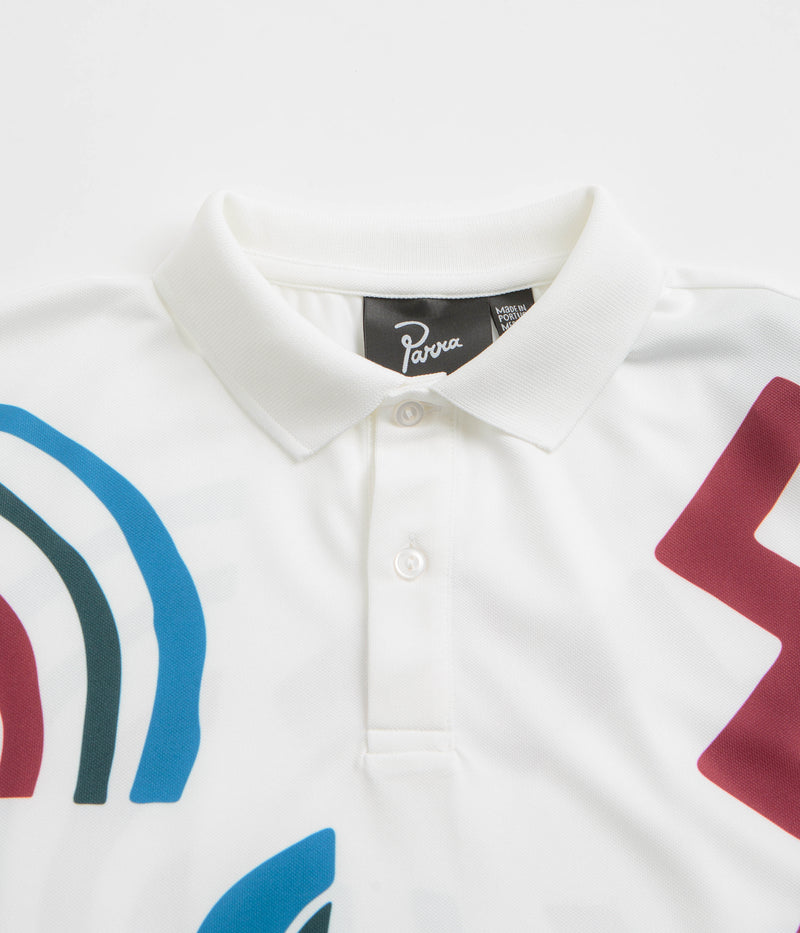 by Parra Tennis Anyone Polo Shirt in White