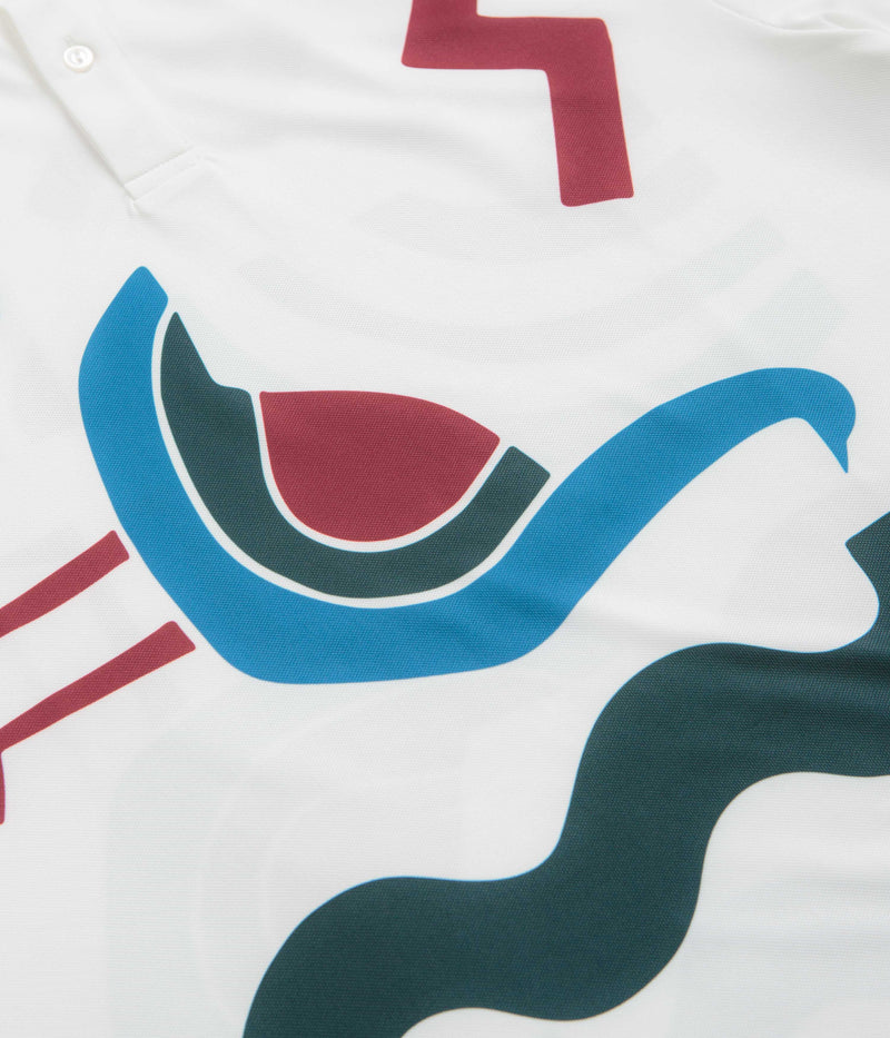 by Parra Tennis Anyone Polo Shirt in White