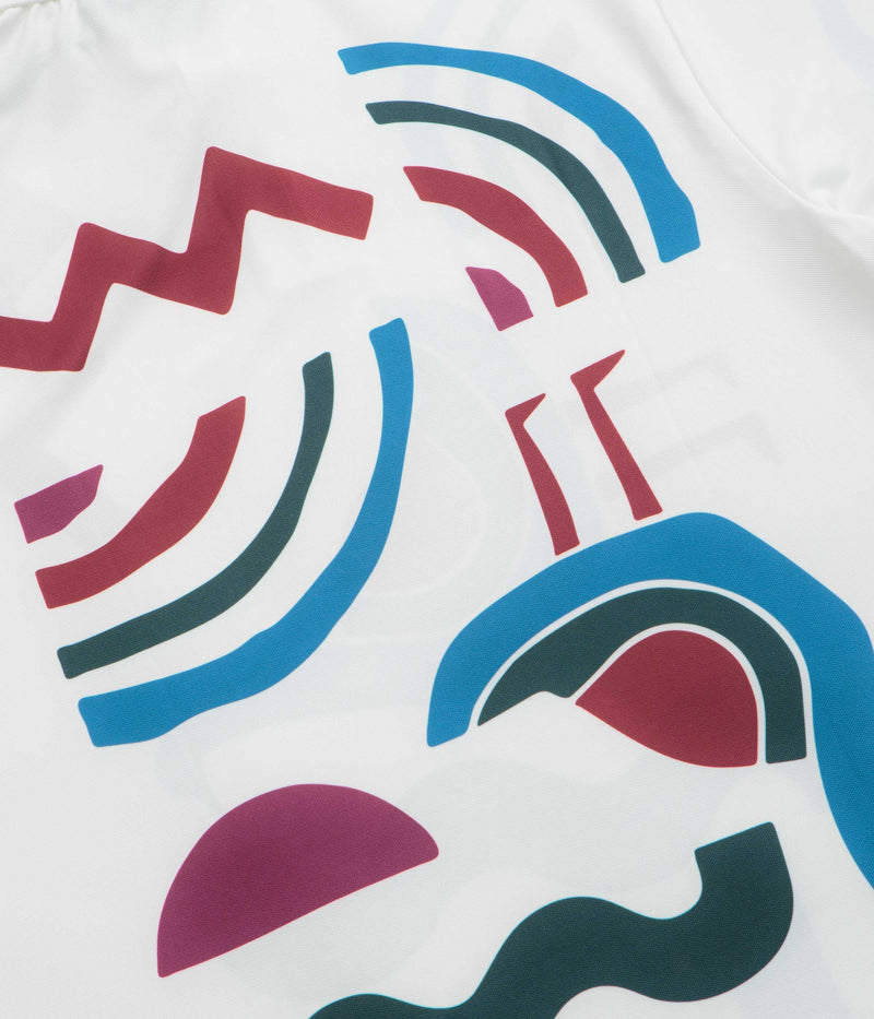 by Parra Tennis Anyone Polo Shirt in White