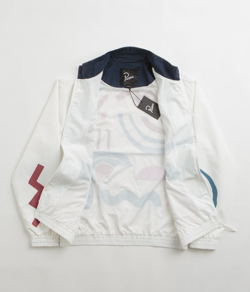 by Parra Tennis Maybe Track Jacket in White