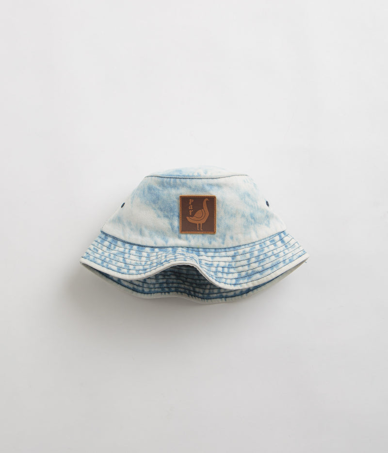 by Parra The Great Goose Bucket Hat in Washed Light Blue