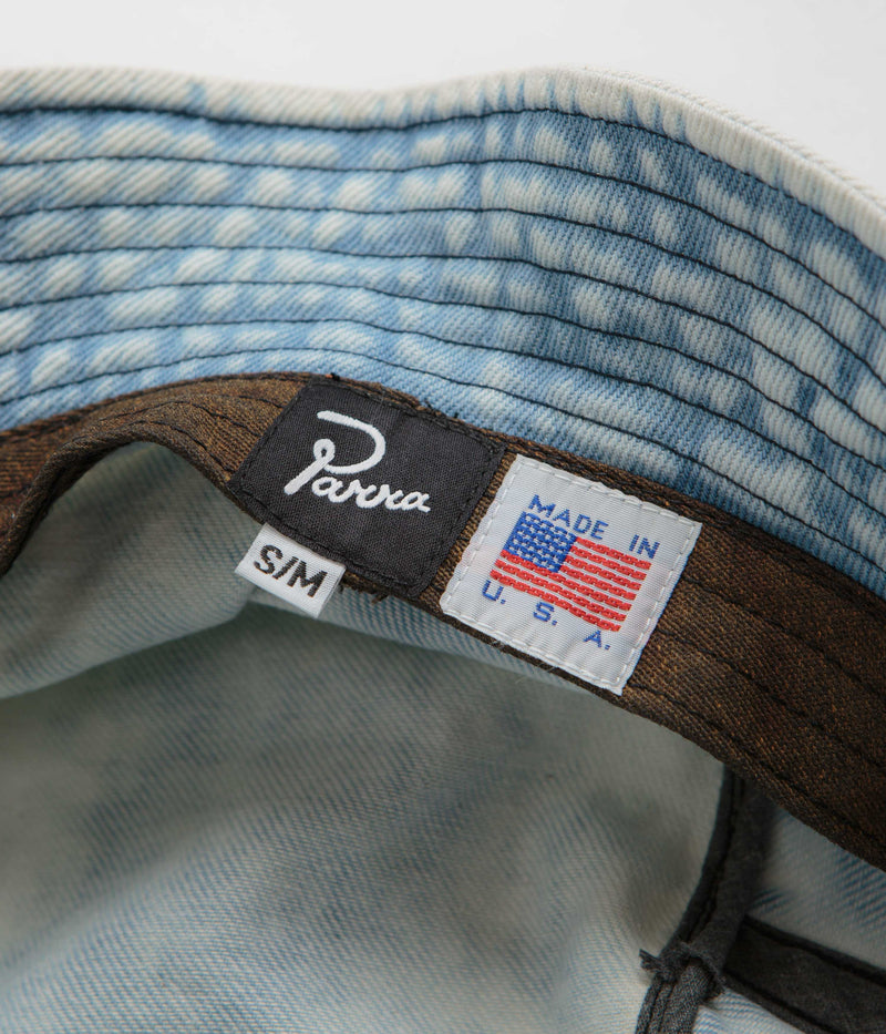 by Parra The Great Goose Bucket Hat in Washed Light Blue
