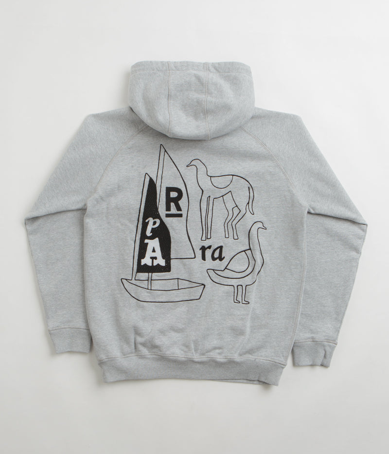 by Parra The Riddle Hoodie in Heather Grey
