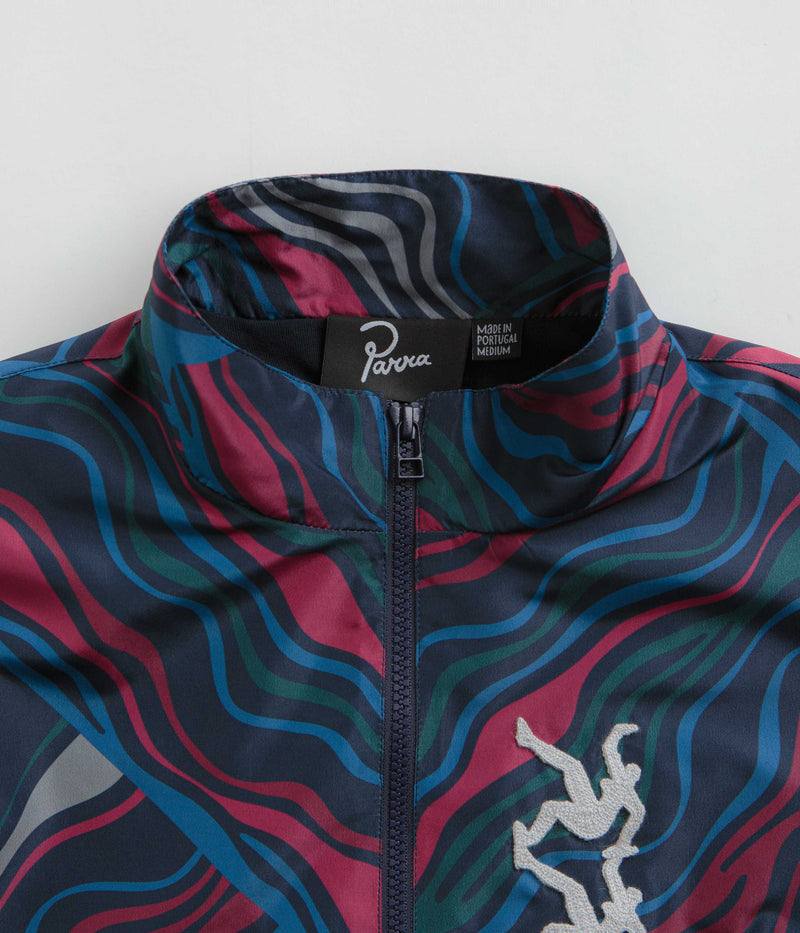 by Parra Track Flow Track Jacket in Navy Blue