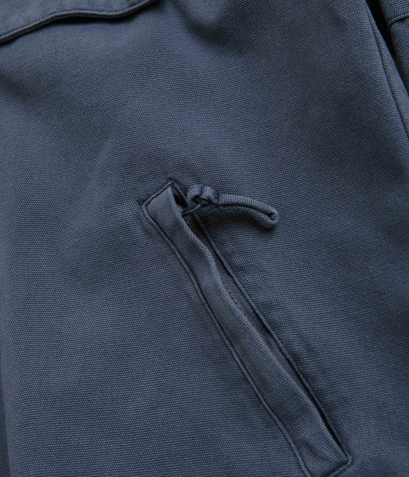 by Parra Twilled Bird Wheel Jacket in Washed Blue