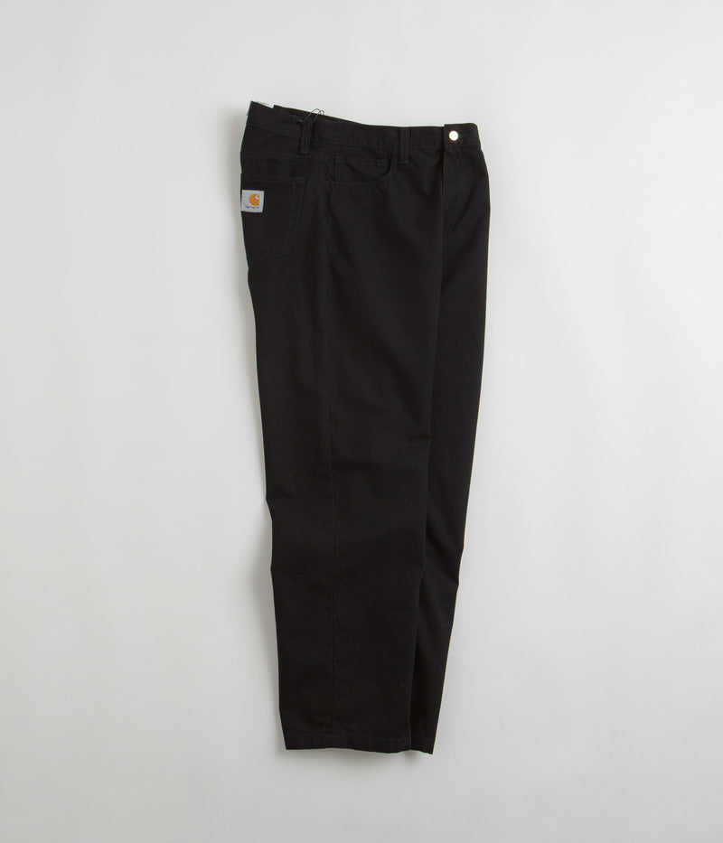 Carhartt Canvas Landon Pants in Black Rinsed