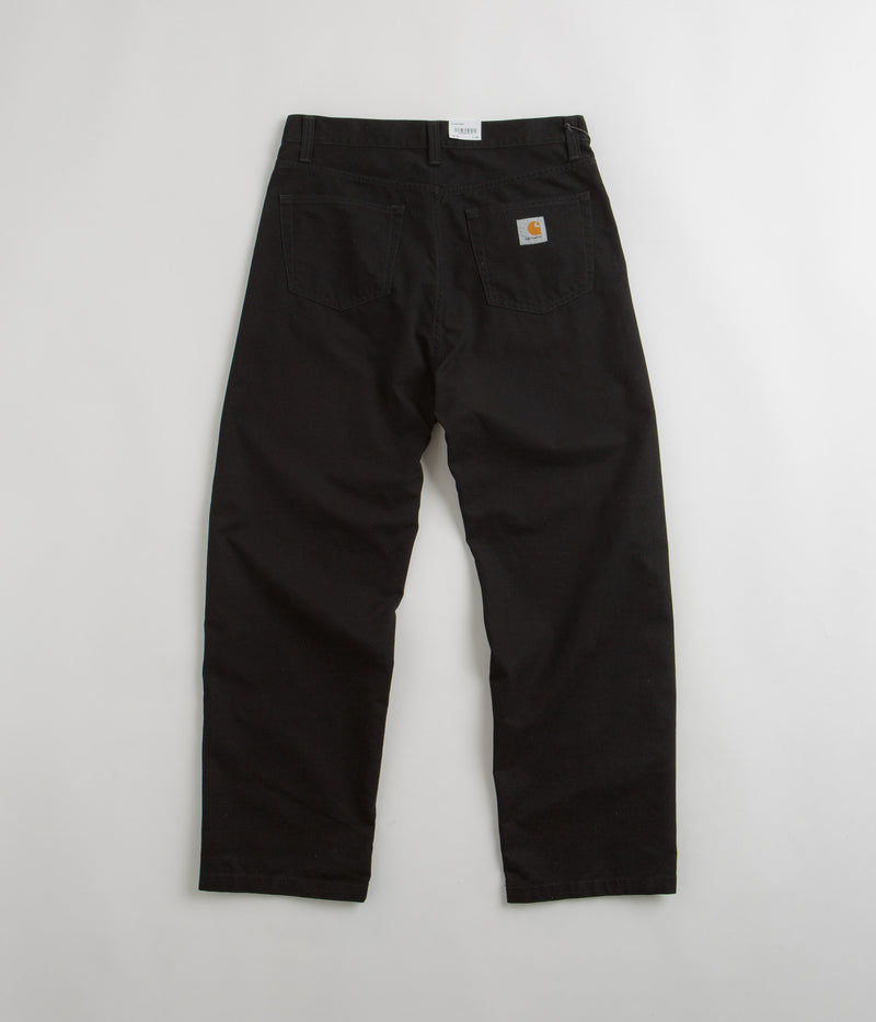 Carhartt Canvas Landon Pants in Black Rinsed