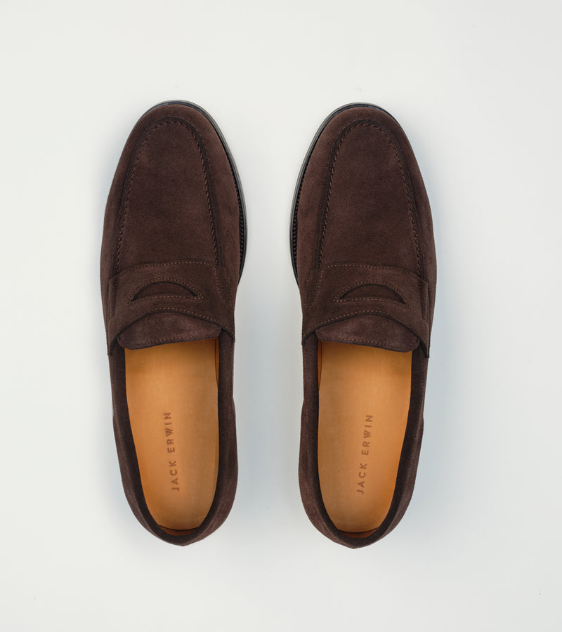 Dark Brown Suede