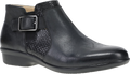 Quarter turn view Women's Dansko Footwear style name Carolyn in color BLK BRN CA. Sku: 10510020200