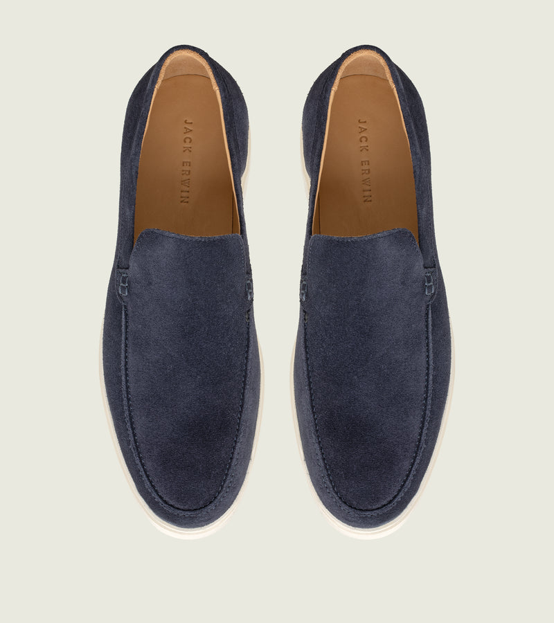 Navy Suede