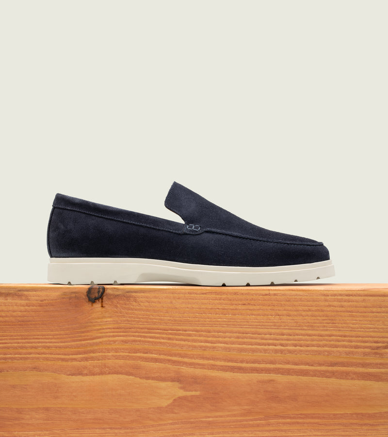 Navy Suede
