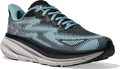 Quarter turn view Women's HOKA Footwear style name Clifton 9 GTX in color BNDR. Sku: 1141490F-BNDR