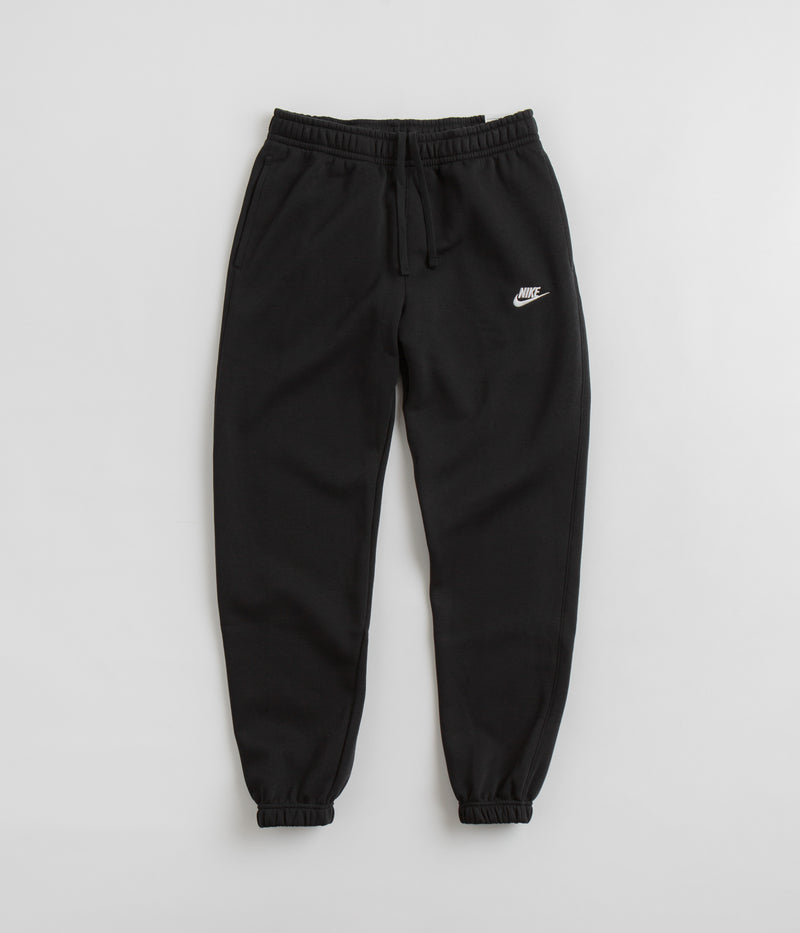 Nike Club Fleece Sweatpants in Black and Black / White