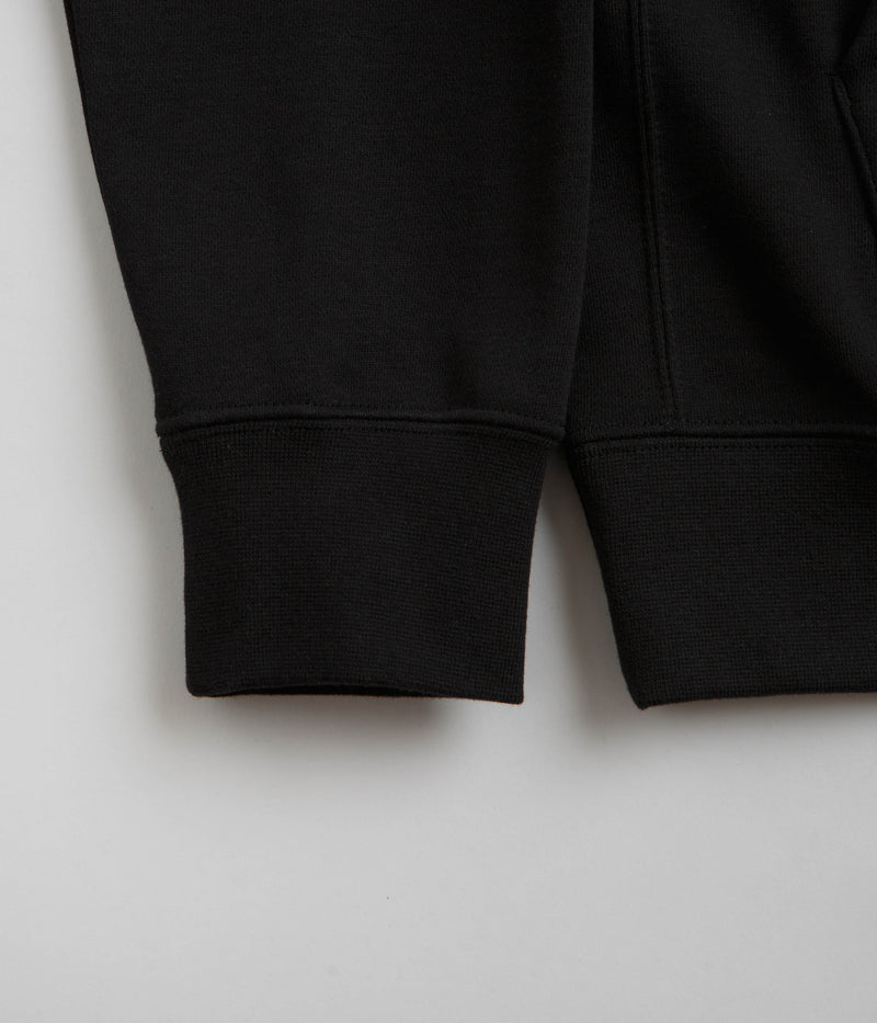 Nike Club Full-Zip Hoodie in Black and Black / White