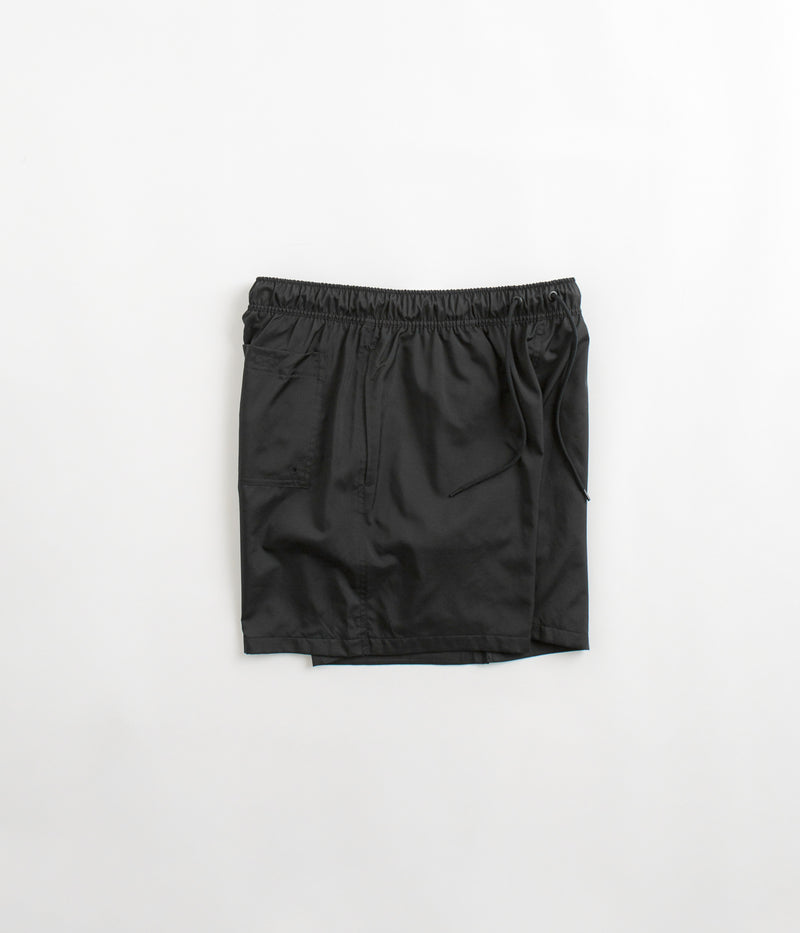 Nike Club Woven Flow Shorts in Black and White