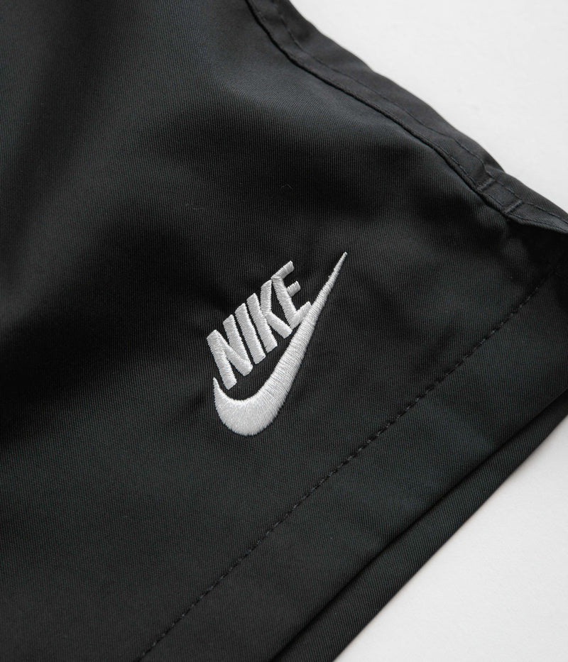 Nike Club Woven Flow Shorts in Black and White