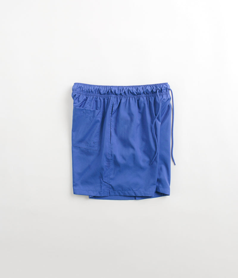 Nike Club Woven Flow Shorts in Game Royal and White
