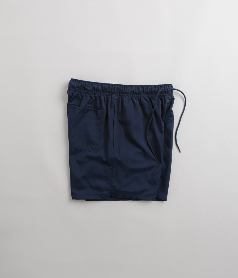 Nike Club Woven Flow Shorts in Midnight Navy and White