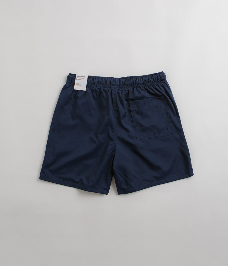 Nike Club Woven Flow Shorts in Midnight Navy and White