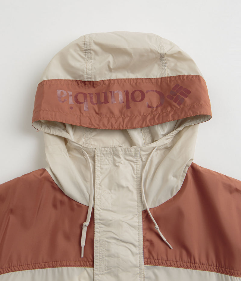 Columbia Challenger Windbreaker Jacket in Dark Stone and Auburn