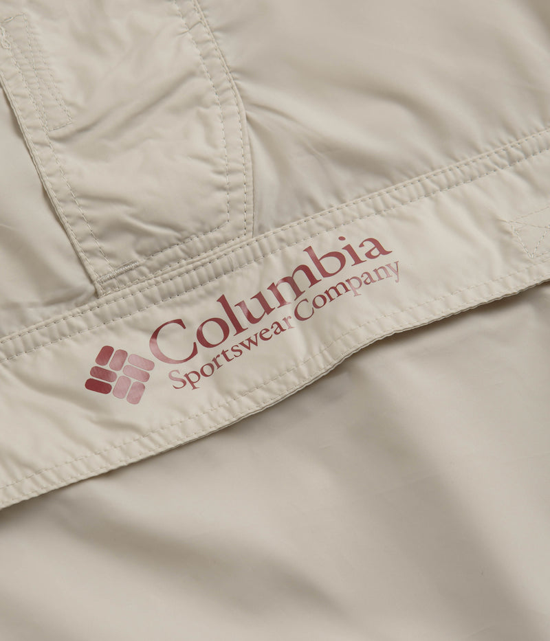 Columbia Challenger Windbreaker Jacket in Dark Stone and Auburn