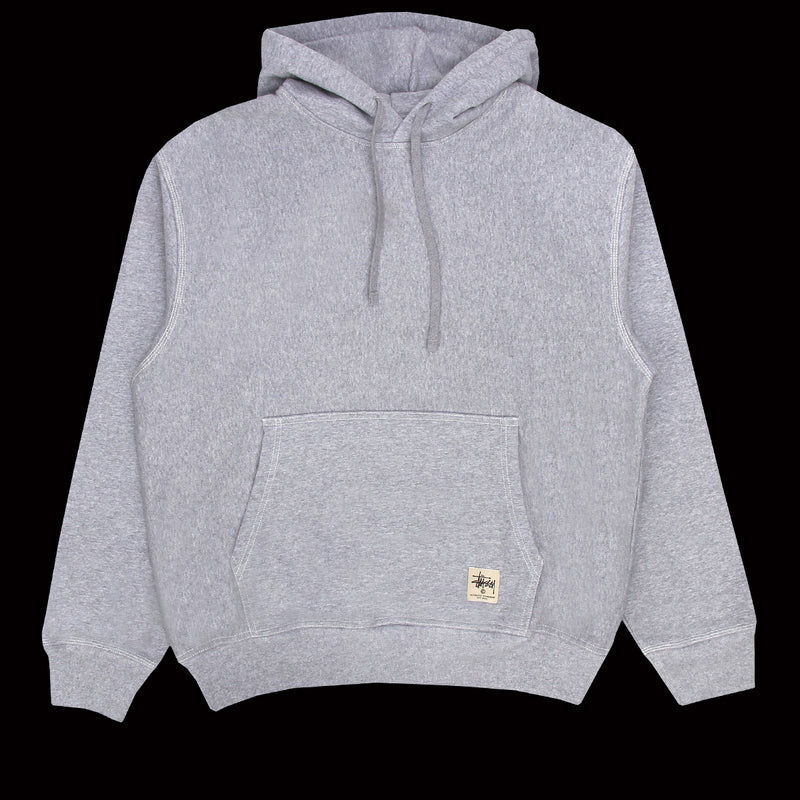 Contrast Stitch Label Hoodie