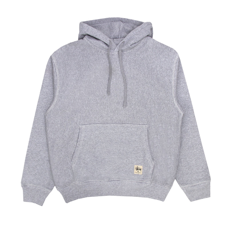 Contrast Stitch Label Hoodie