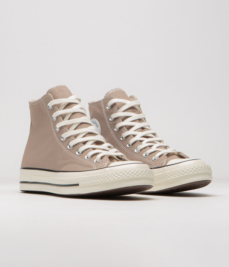 Converse Chuck 70 Hi Shoes in Vintage Cargo and Egret / Black