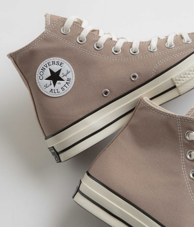Converse Chuck 70 Hi Shoes in Vintage Cargo and Egret / Black