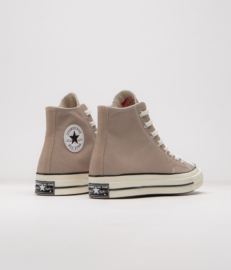 Converse Chuck 70 Hi Shoes in Vintage Cargo and Egret / Black