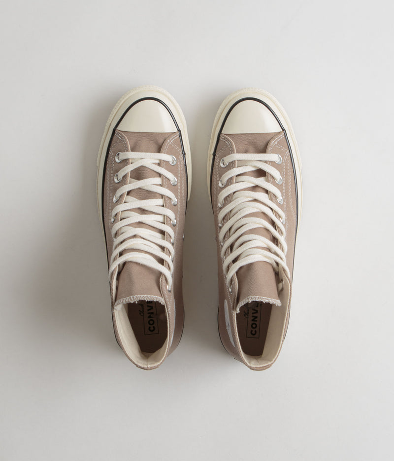 Converse Chuck 70 Hi Shoes in Vintage Cargo and Egret / Black