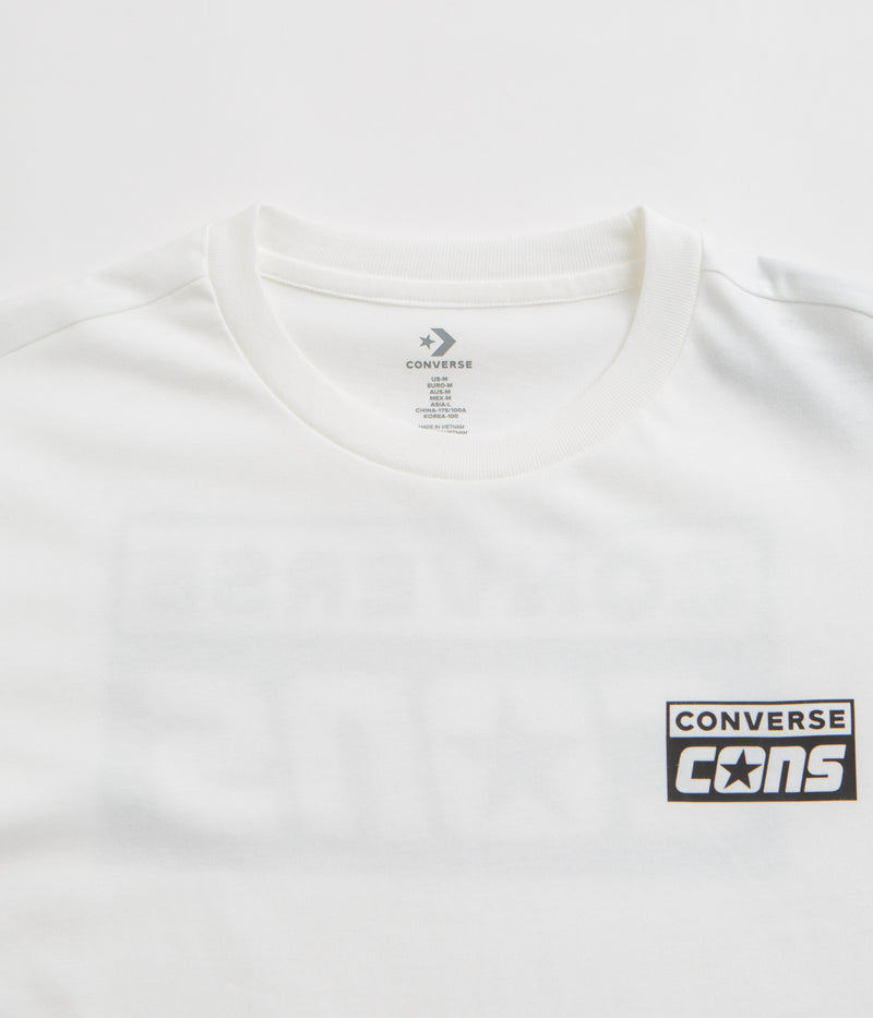 Converse Cons Graphic T-Shirt in White and Black