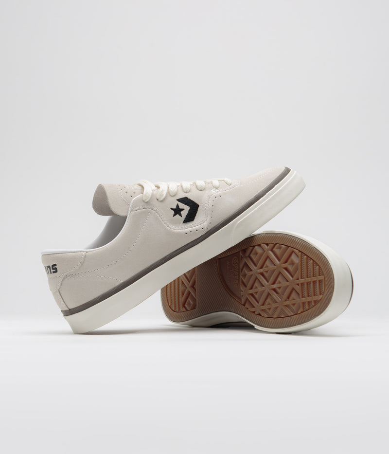 Converse Cons Louie Lopez Pro Ox Shoes in Egret and Black / Egret