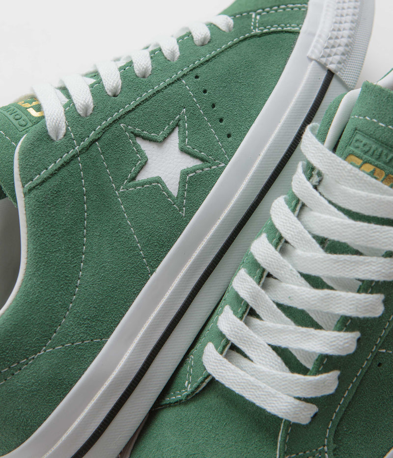 Converse Cons One Star Pro Ox Shoes in Admiral Elm and White / Blacks
