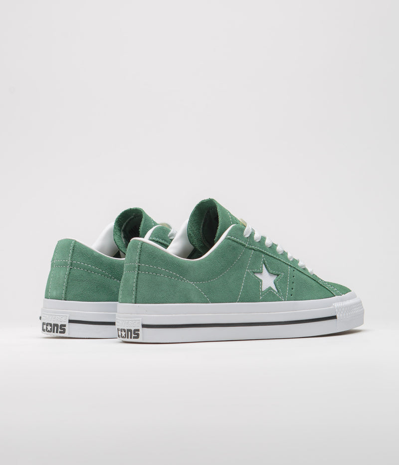 Converse Cons One Star Pro Ox Shoes in Admiral Elm and White / Blacks