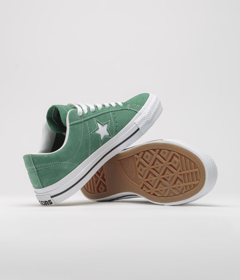 Converse Cons One Star Pro Ox Shoes in Admiral Elm and White / Blacks