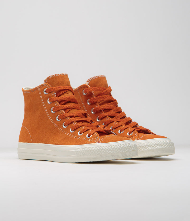 Converse CTAS Pro Hi Shoes in Campfire Orange and Egret