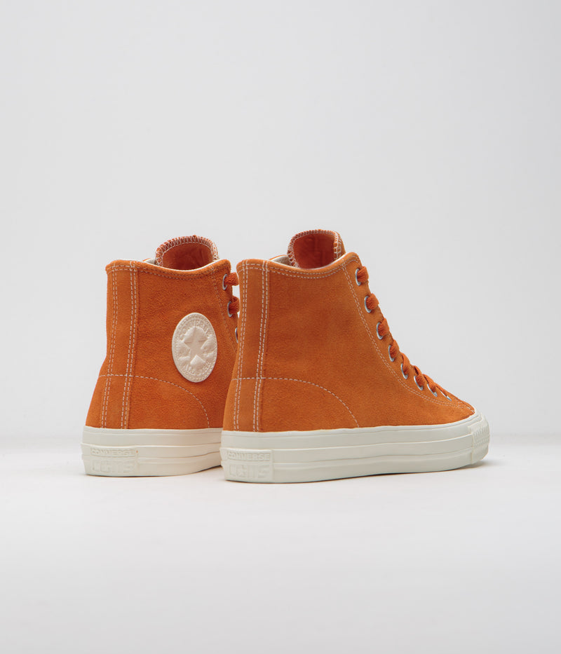 Converse CTAS Pro Hi Shoes in Campfire Orange and Egret