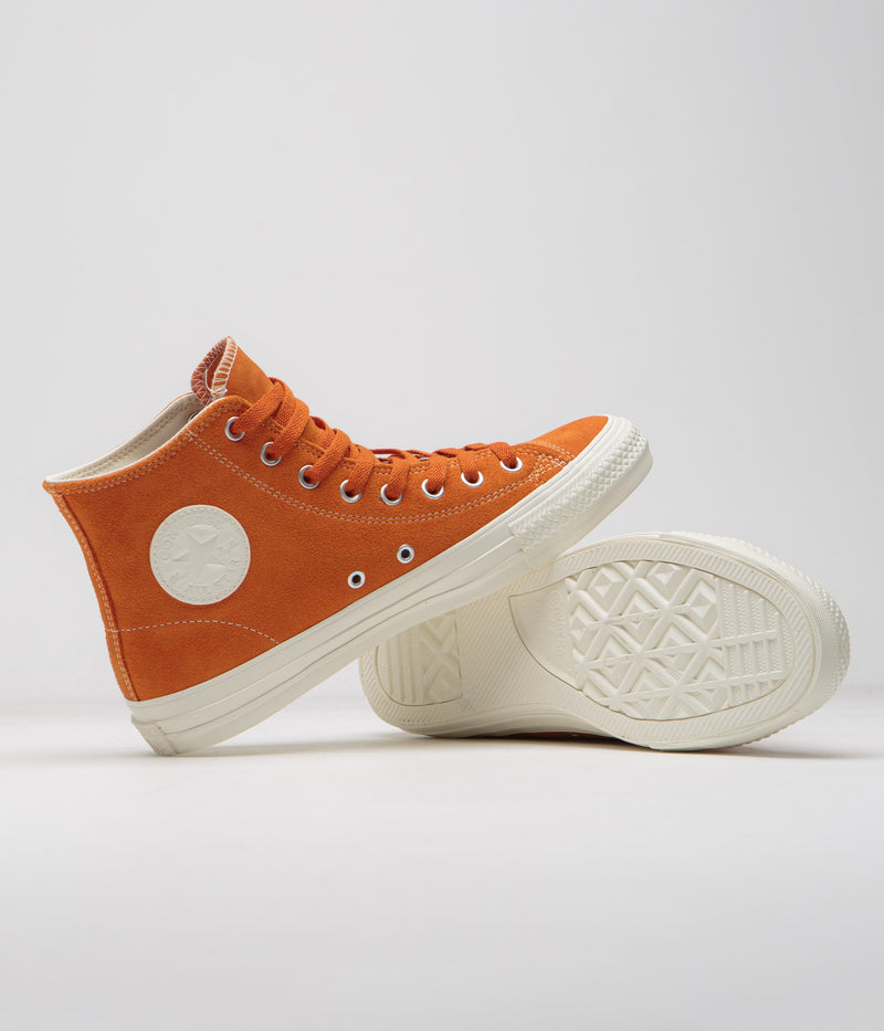 Converse CTAS Pro Hi Shoes in Campfire Orange and Egret