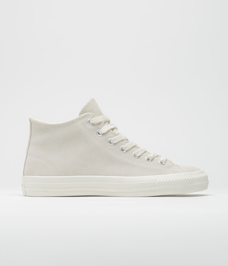 Converse CTAS Pro Mid Shoes in Egret and Egret / Egret