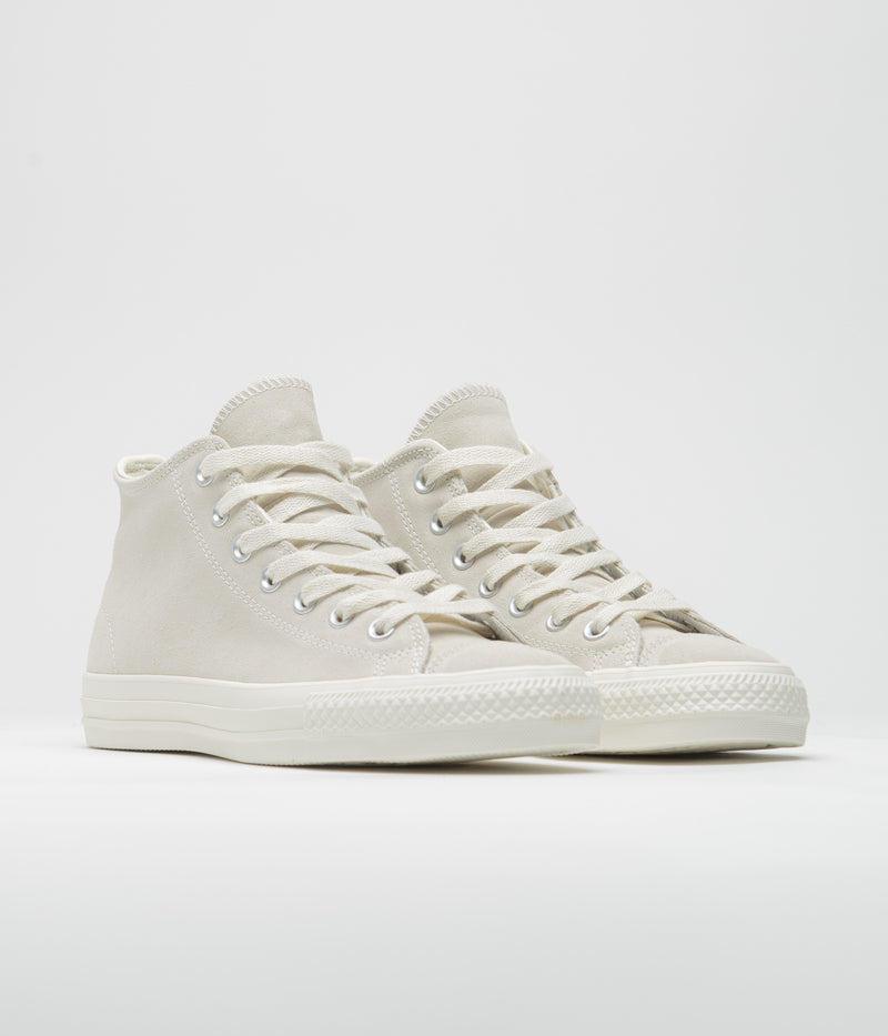 Converse CTAS Pro Mid Shoes in Egret and Egret / Egret