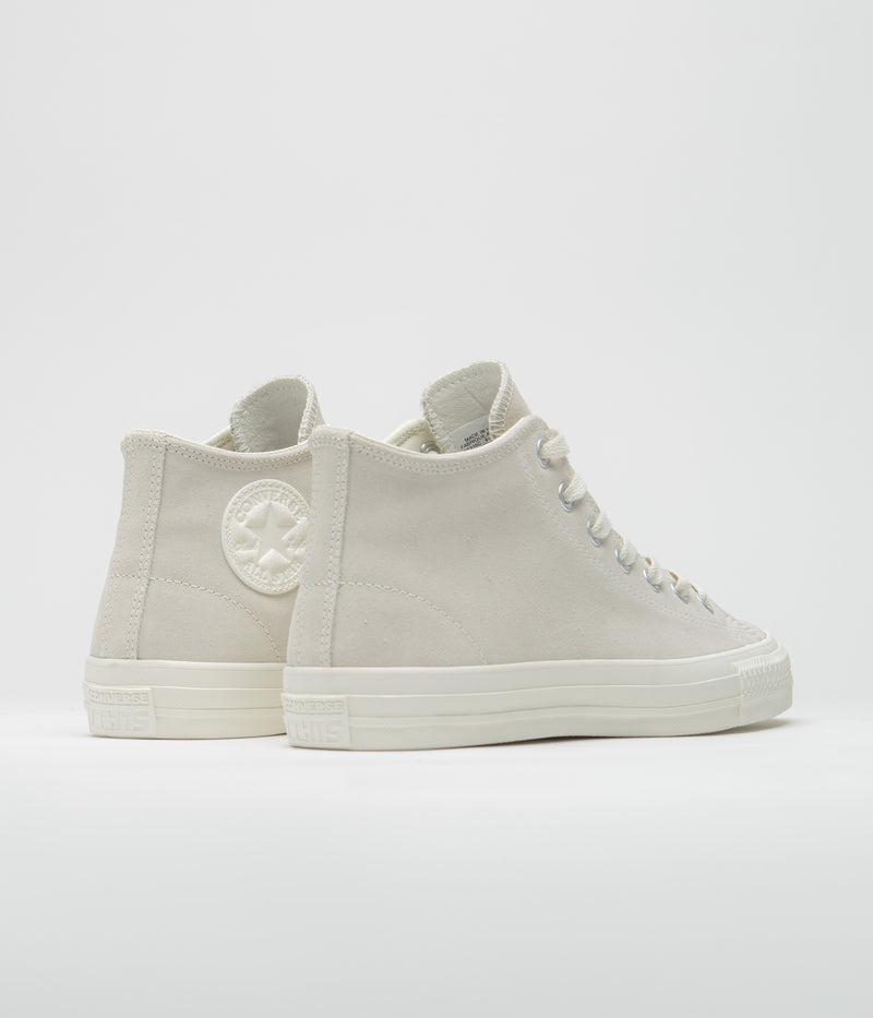 Converse CTAS Pro Mid Shoes in Egret and Egret / Egret