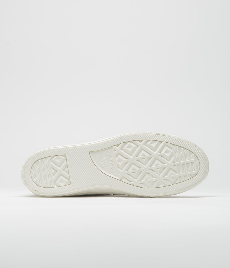 Converse CTAS Pro Mid Shoes in Egret and Egret / Egret