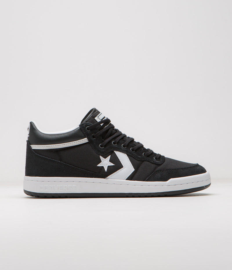 Converse Fastbreak Pro Mid Shoes in Black and White / Black