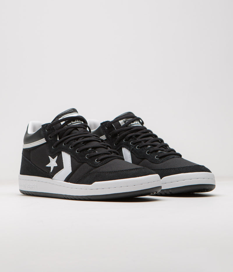 Converse Fastbreak Pro Mid Shoes in Black and White / Black
