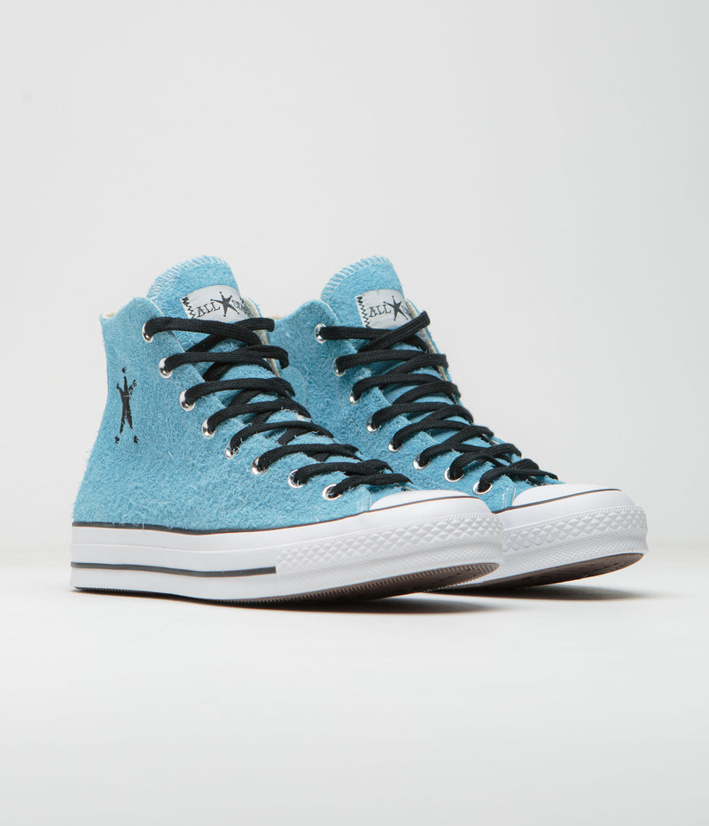 Converse x Stussy Chuck 70 Hi Shoes in Sky Blue